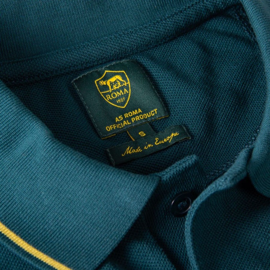 Abbigliamento AS Roma T-Shirts E Polo | Polo Heritage As Roma, Adulto, Verde